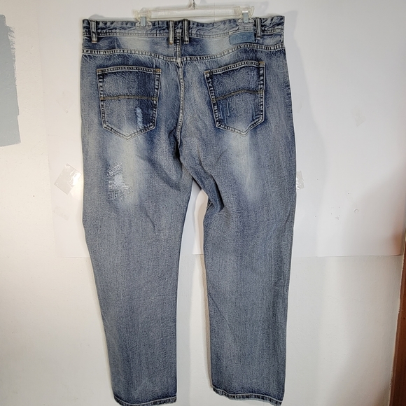 Mens Classic Fashion Wear Clothing Destressed Jeans Size 42 - Picture 7 of 14